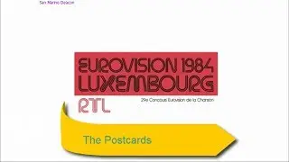 Eurovision 1984 : The Postcards