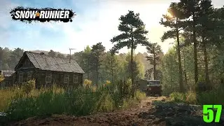 SnowRunner #57 Der lange Stämme Holztransport I gameplay I deutsch