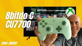 8BitDo C na TV Samsung CU7700: Funciona? Como conectar?