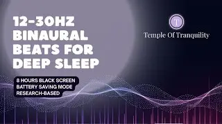 8 Hours Focus Enhancement &bull; Beta Waves Black Screen &bull; Deep Work & Flow State Music