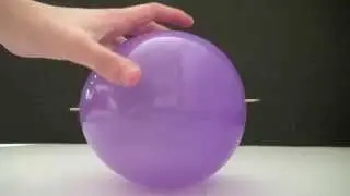 Pokusy z chemie a fyziky - Balón propíchnutý špejlí