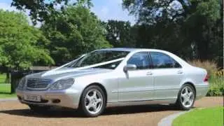 Mercedes S500 LWB Wedding Car Hire London Essex Herts Kent Surrey