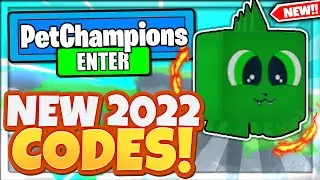 (2022) ALL *NEW* SECRET OP CODES In Roblox Pet Champions!