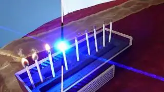 9 Match Light using a Spartan 1W 447nm Blue Handheld | r0bac