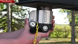 [KOVIX KTR-005 Alarm King Pin Lock] Product Overview