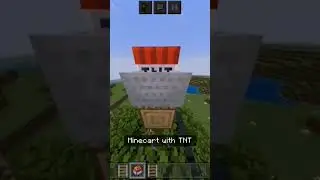 How to make a tree trap in Minecraft #minecraftshorts