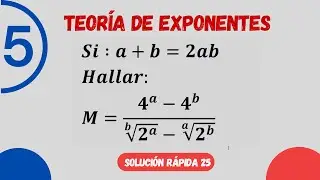 TEOR&Iacute;A DE EXPONENTES- EJERCICIO 05