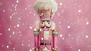 Pink Nutcracker Christmas Art for Your TV II Cozy Animated Holiday Screensaver ✨❄️🎀