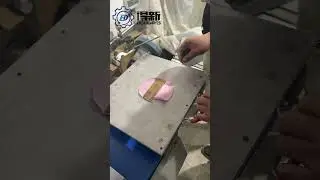 automatic embossing logo on elastic band,machine heating press logo for webbing tapes. #machine