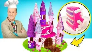 🍰Bake Your Dream Princess Castle Cake🏰 |Baking Adventure for Kids by Slick Slime Sam's Maker World