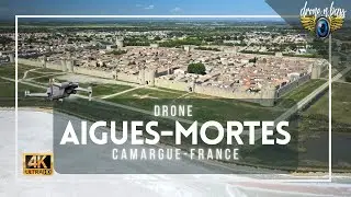 Aigues-Mortes vu du ciel 🦩🇨🇵13 |drone 4K| Camargue