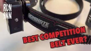 Dominate Defense: Best USPSA Competition Belt Ever?