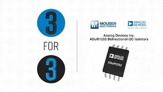 Двунаправленные изоляторы I2C ADuM1252 от Analog Devices Inc.: 3 из 3 | Mouser Electronics