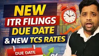 🚨 New ITR Due Dates & TCS Rates | Budget 2026 Explained 🔥