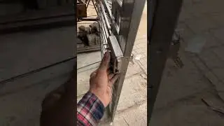Iron door me godrej lock kese lagaye #fabrication #interiordesign #fabricators #steel #viral #lock