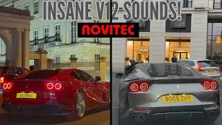 NOVITEC SPORTS CAT Ferrari 812 Superfast INSANE Drive! *LOUD Accelerations & REVS!