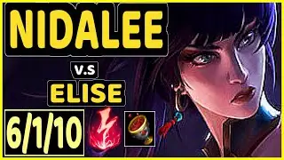 XLB (NIDALEE) vs ELISE - 6/1/10 KDA JUNGLE CHALLENGER GAMEPLAY - KR