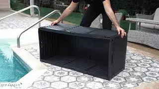 SERINOVA PLASTIC GARDEN STORAGE BOX CUSHION BOX