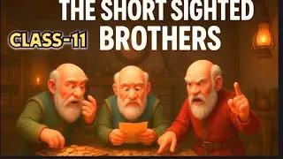The Short-Sighted Brother’s English Inter 1st Year(Class11) Hindi Explanation|Animated video  