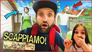Proviamo a scappare dai GENITORI CATTIVI di SCHOOL BOY RUNAWAY per la prima volta!😱 Gameplay ITA