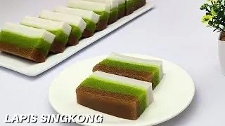 GAMPANG DIBUAT‼️SAKING ENAKNYA KUE INI LUDES DALAM SEKEJAP, LAPIS SINGKONG LEMBUT, KENYAL, WANGI