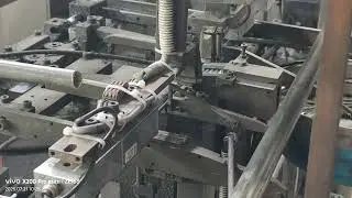 automatic mattress spring frame making machine client processing video