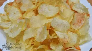 Crispy Potato Chips Recipe/ Homemade Potato Chips/ Aloo Chips