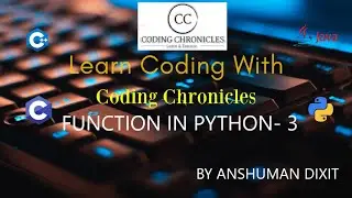 Function in Python 3
