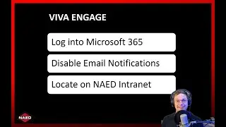 VIVA Engage  - Log IN, Select Email Notifications