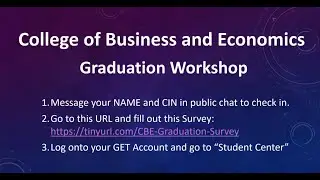 Graduation Workshop 2021