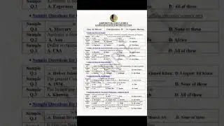 #Asf sample papers for written test.
