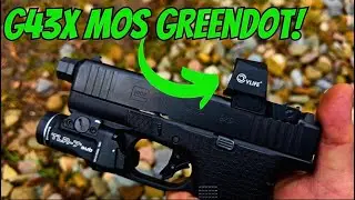 Glock 43X MOS с красной или зеленой точкой! CVLife WolfCovert
