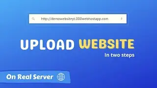 How to upload website on real server | upload your website to the internet | #devideas