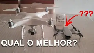 DJI Mini 2 vs Phantom 4 - Comparação de vídeo lado a lado