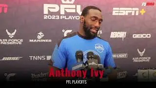 Anthony Ivy gets choked up talking about big hometown win at PFL Playoffs