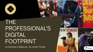Spike Lee | Industry Professional Profile (Student Project)