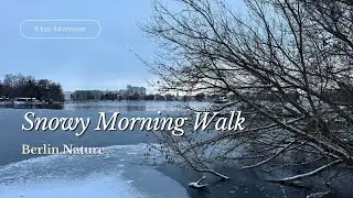 Snowy Morning Walk in Berlin | Calm Winter Atmosphere