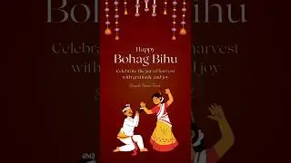 Bohag Bihu Greetings 2025 @SimpleHomeFood #bihustatus #bihustatusvideo