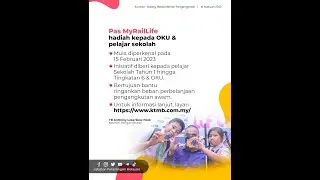 MOT | MYRAILLIFE | KHUSUS UNTUK PELAJAR SEKOLAH DAN OKU