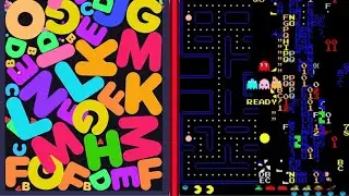 🔤 I Like ABC Alphabet Words Merge Puzzle VS 👻 PAC-MAN 256 Gameplay 🎮