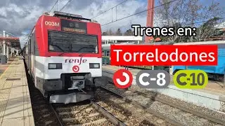 Trenes en la estación de Torrelodones | Renfe Cercanías Madrid | Feliz Navidad 🎄🎅
