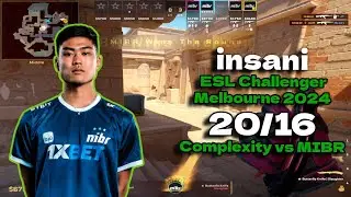 CS2 POV MIBR insani (20/16) vs Complexity (Anubis) ESL Challenger J&ouml;nk&ouml;ping 2024