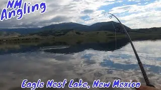 TROUT FISHING at EAGLE NEST LAKE in NEW MEXICO
