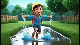 Splish and Splash, Sparkling Like a Jellybean! | Fun Water Song | Sparkling Adventure Nursery Rhyme