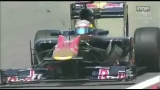 Formel 1 Shanghai 2010 - Sebastien Buemi's Massive Crash at 300km/h
