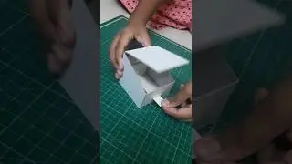 Foot operated waste bin for School Project