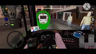 #Night driving in bad weather conditions#bussimulator2023 #Bus game