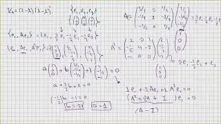 Cómo calcular el polinomio característico y el polinomio minimal de una matriz