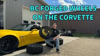 Aftermarket Wheels Install On C6 Corvette!