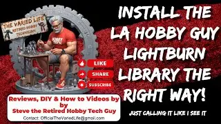 Как загрузить библиотеку &laquo;LA Hobby Guy&raquo; в Lightburn